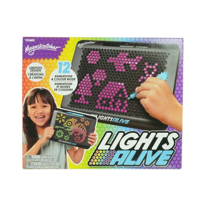 Tomy Megasketcher - Lights Alive (93-73672) i gruppen LEKSAKER, BARN- & BABYPRODUKTER / Leksaker / Pyssel hos TP E-commerce Nordic AB (D02242)