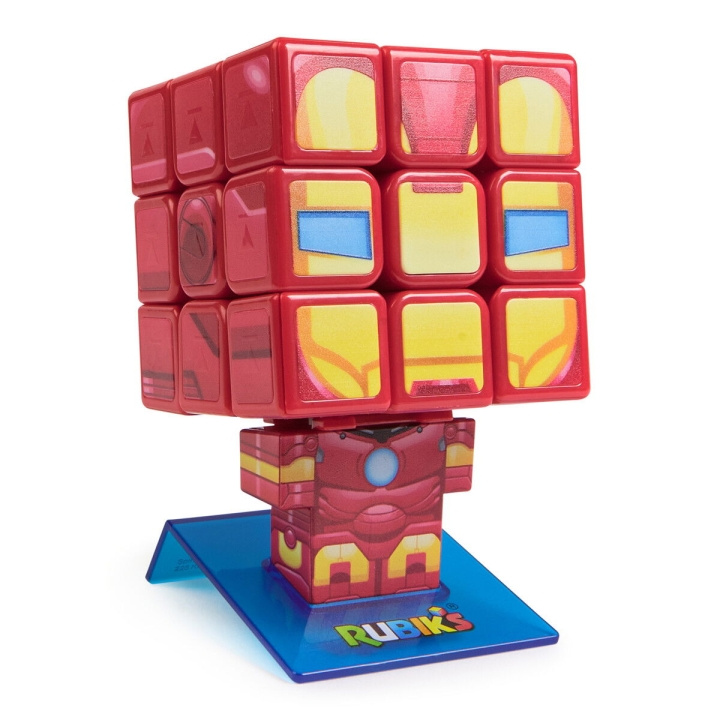 Rubiks Cubers 3x3 - Iron Man (6071041) i gruppen LEKSAKER, BARN- & BABYPRODUKTER / Spel / Sällskapsspel hos TP E-commerce Nordic AB (D02273)