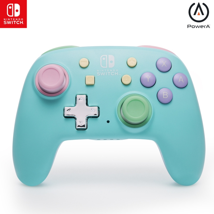 PowerA Nano Enhanced Wireless Controller - Spring Dream (Nintendo Switch) i gruppen HEMELEKTRONIK / Spelkonsoler & Tillbehör / Nintendo Switch / Tillbehör hos TP E-commerce Nordic AB (D02286)