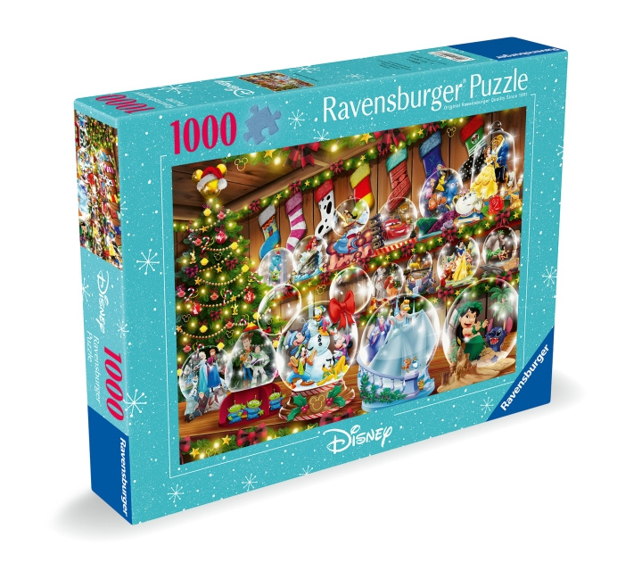 Ravensburger Puzzle Disney Christmas 1000p (12000537) i gruppen SPORT, FRITID & HOBBY / Hobby / Pussel hos TP E-commerce Nordic AB (D02295)