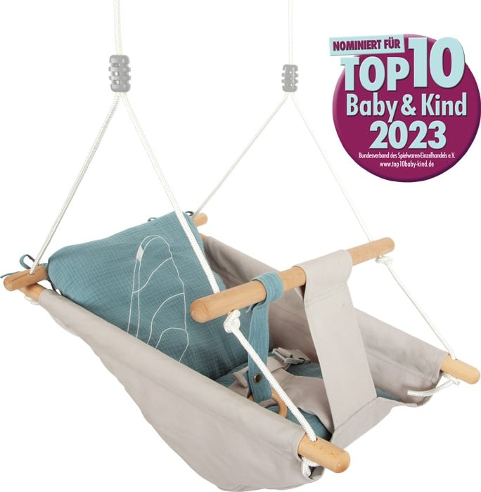 Small Foot Babygunga med dyna - Seaside (I-SF12327) i gruppen LEKSAKER, BARN- & BABYPRODUKTER / Barnrum / Övrig inredning hos TP E-commerce Nordic AB (D02315)