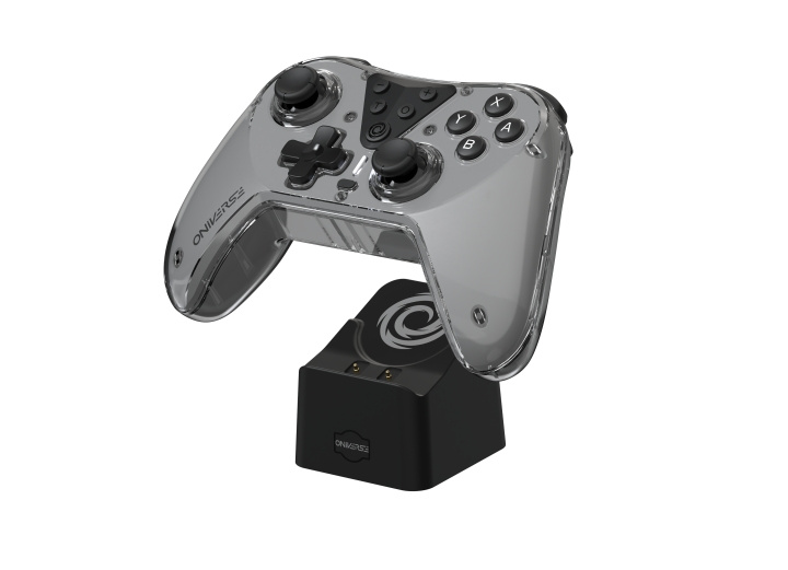 Oniverse Nintendo Switch Oniverse Astralite Controller Trådlös rökig svart inkl. Laddningsstation i gruppen HEMELEKTRONIK / Spelkonsoler & Tillbehör / Nintendo Switch / Tillbehör hos TP E-commerce Nordic AB (D02338)