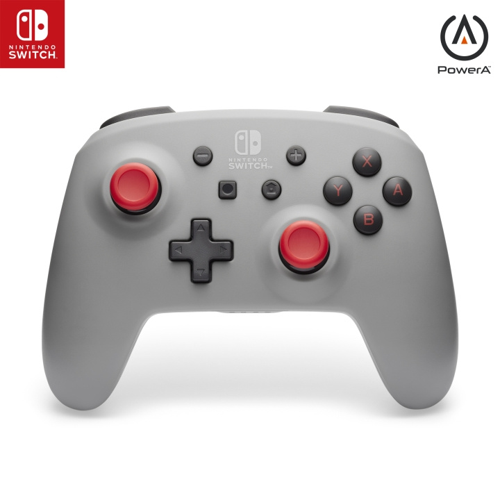 PowerA Trådlös handkontroll - Retro Grey (Nintendo Switch) i gruppen HEMELEKTRONIK / Spelkonsoler & Tillbehör / Nintendo Switch / Tillbehör hos TP E-commerce Nordic AB (D02349)