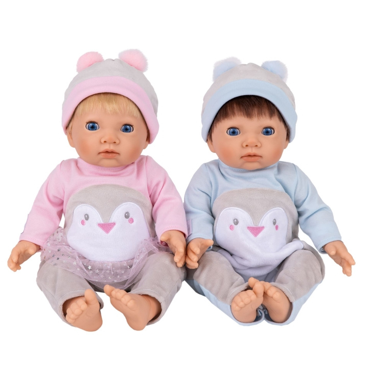 Tiny Treasure s - Baby Penguin Twin Doll Set (30544) i gruppen LEKSAKER, BARN- & BABYPRODUKTER / Leksaker / Dockor & Tillbehör hos TP E-commerce Nordic AB (D02383)