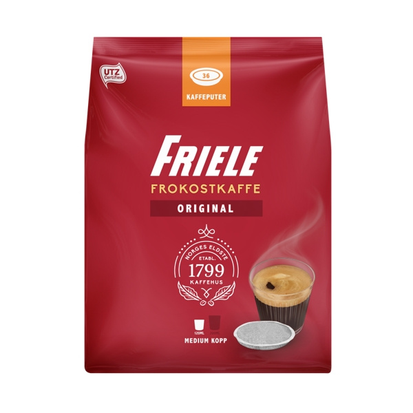 Senseo ® Kaffepads - Friele Orginal - 36 st i gruppen HEM, HUSHÅLL & TRÄDGÅRD / Hushållsmaskiner / Kaffemaskiner & Tillbehör / Kaffekapslar hos TP E-commerce Nordic AB (D02396)