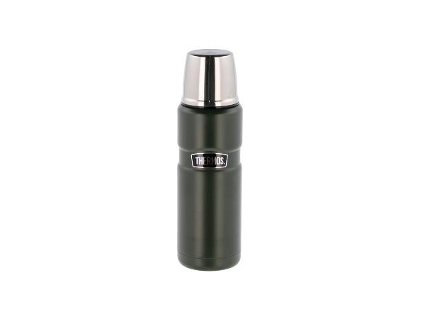 Thermos Rostfri King Flask Army - 0,47L (23579) i gruppen SPORT, FRITID & HOBBY / Friluftsliv / Termosar & Vattenflaskor hos TP E-commerce Nordic AB (D02411)