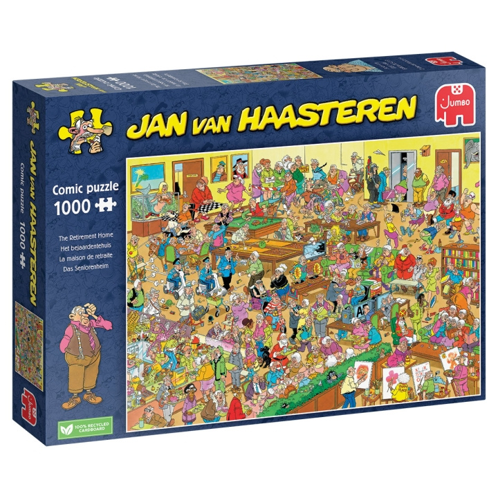 Jan van Haasteren Pensionärshemmet (1000 bitar) i gruppen SPORT, FRITID & HOBBY / Hobby / Pussel hos TP E-commerce Nordic AB (D02436)