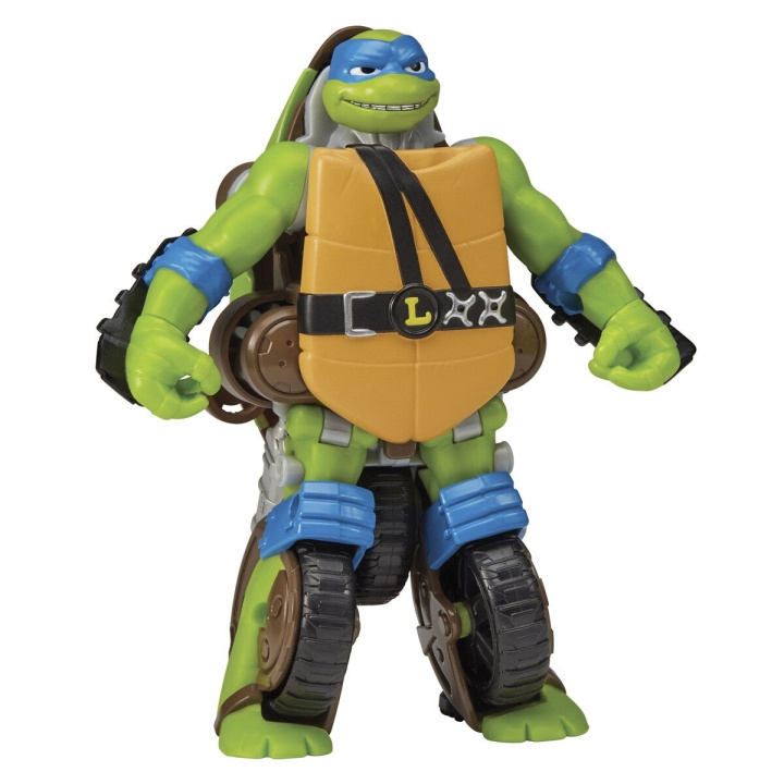 Teenage Mutant Ninja Turtles Turtles - Mutant Mayhem Transformer Turtle - Leonardo i gruppen LEKSAKER, BARN- & BABYPRODUKTER / Leksaker / Figurer, Miniatyrer & tillbehör hos TP E-commerce Nordic AB (D02471)