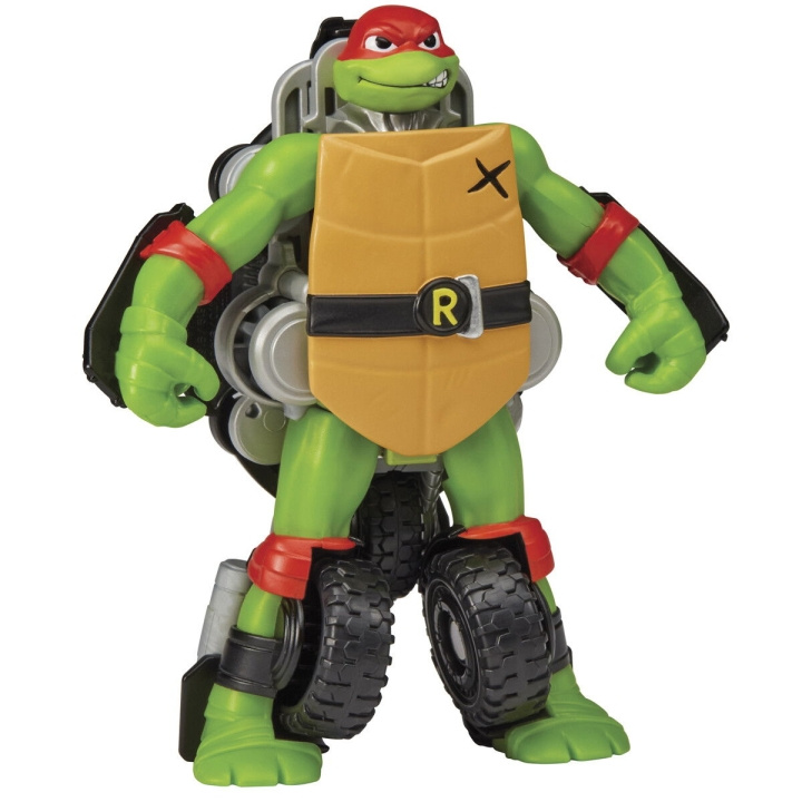 Teenage Mutant Ninja Turtles Turtles - Mutant Mayhem Transformer Turtle - Raphael i gruppen LEKSAKER, BARN- & BABYPRODUKTER / Leksaker / Figurer, Miniatyrer & tillbehör hos TP E-commerce Nordic AB (D02472)