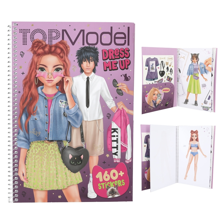 TOPModel Dress Me Up Big - REBEL KITTY ( 0413387 ) i gruppen LEKSAKER, BARN- & BABYPRODUKTER / Leksaker / Pyssel hos TP E-commerce Nordic AB (D02489)