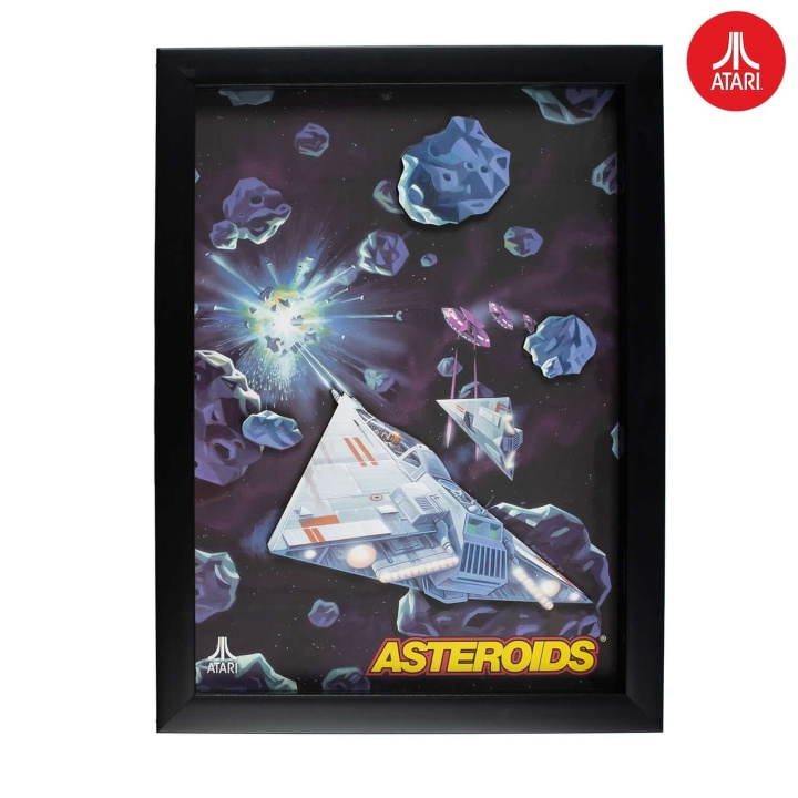 ThumbsUp Officiell Atari 3D-väggkonst - Asteroids Collection i gruppen SPORT, FRITID & HOBBY / Roliga prylar / Övrigt hos TP E-commerce Nordic AB (D02516)