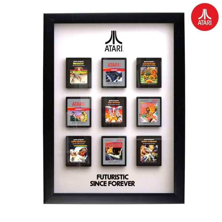 ThumbsUp Officiell Atari 3D-väggkonst - Cartridge Collection i gruppen SPORT, FRITID & HOBBY / Roliga prylar / Övrigt hos TP E-commerce Nordic AB (D02518)