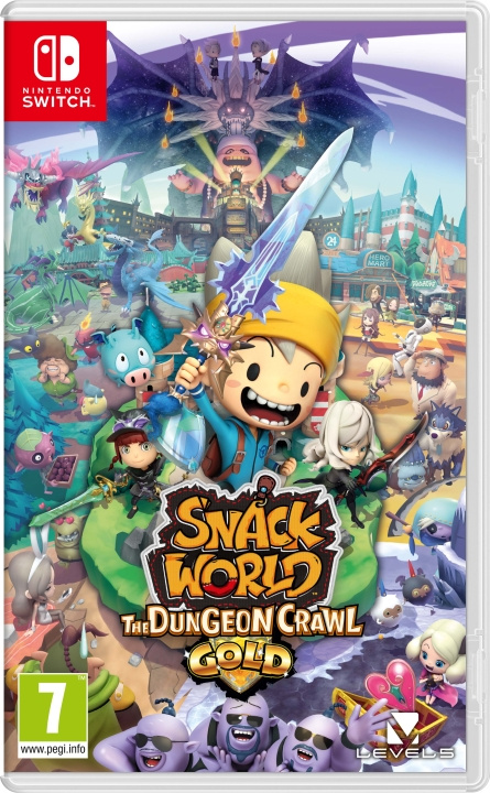 Snack World: The Dungeon Crawl - Gold (Switch) i gruppen HEMELEKTRONIK / Spelkonsoler & Tillbehör / Nintendo Switch / Spel hos TP E-commerce Nordic AB (D02636)