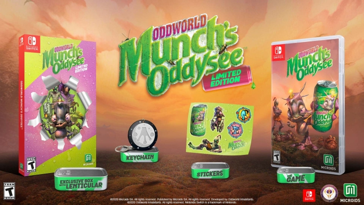 Oddworld Munch\'s Oddysee (Limited Edition) (Switch) i gruppen HEMELEKTRONIK / Spelkonsoler & Tillbehör / Nintendo Switch / Spel hos TP E-commerce Nordic AB (D02640)