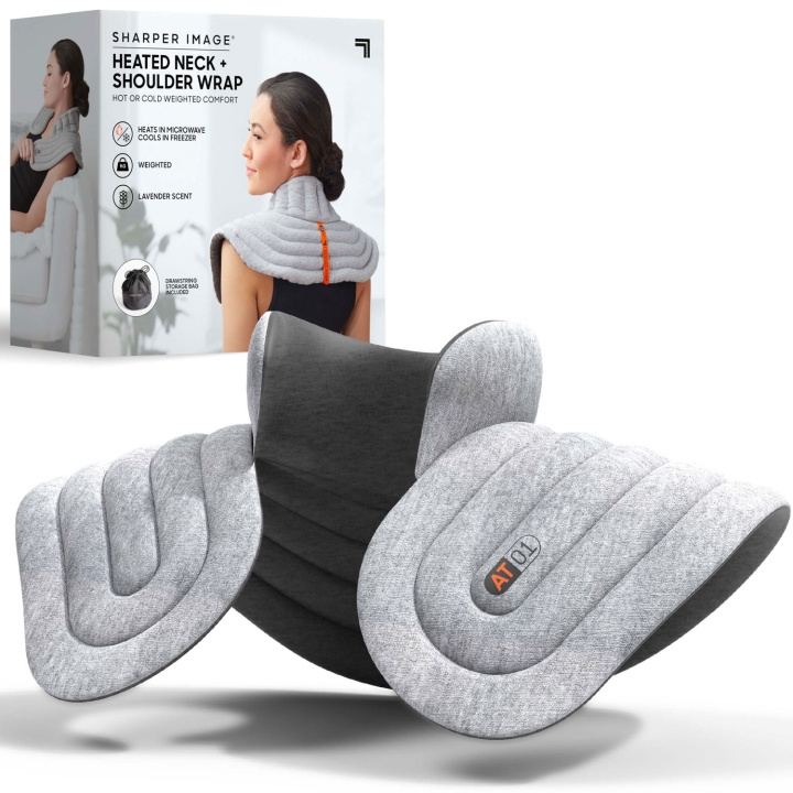 Sharper Image Neck and Shoulder Wrap Heated i gruppen SKÖNHET & HÄLSA / Massage & Wellness / Massage & Muskelstimulering hos TP E-commerce Nordic AB (D03058)