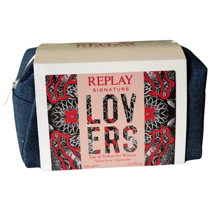 Replay Giftset Replay Signature Lovers Woman Edt 100ml + Pochette i gruppen SKÖNHET & HÄLSA / Presentkit / Presentkit För Henne hos TP E-commerce Nordic AB (D03067)