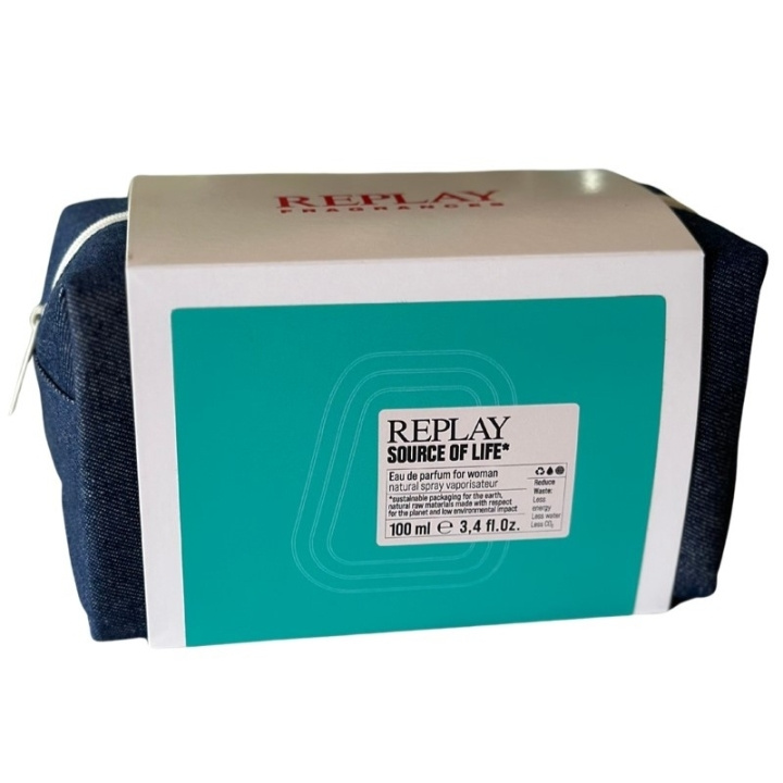 Replay Giftset Replay Source Of Life Woman Edp 100ml + Pochette i gruppen SKÖNHET & HÄLSA / Presentkit / Presentkit För Henne hos TP E-commerce Nordic AB (D03072)