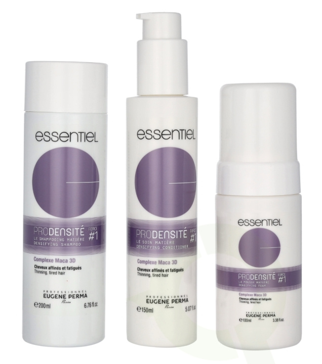 Eugene Perma Essentiel Pro Densite #1 Set 450 ml Shampoo 200ml/Firming Treatment 150ml/Firming Mousse 100ml i gruppen SKÖNHET & HÄLSA / Presentkit / Presentkit För Henne hos TP E-commerce Nordic AB (D03153)