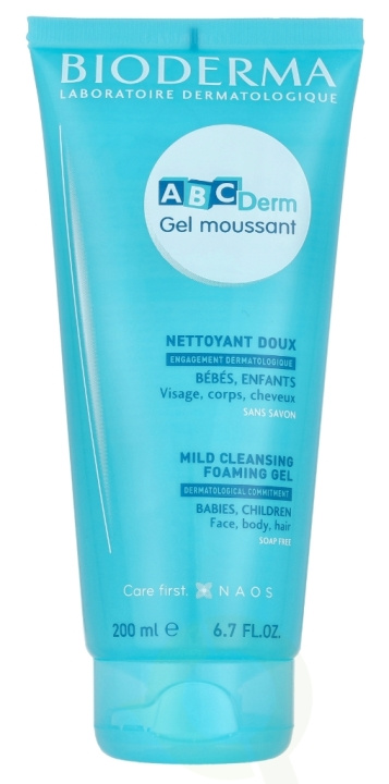 Bioderma ABCDerm Moussant Tube 200 ml i gruppen SKÖNHET & HÄLSA / Hudvård / Kroppsvård / Bad & Duschcreme hos TP E-commerce Nordic AB (D03157)