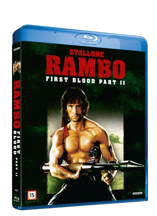 Rambo 2: First Blood Part 2 - Blu ray i gruppen HEMELEKTRONIK / Ljud & Bild / TV & Tillbehör / Filmer / Blu-ray hos TP E-commerce Nordic AB (D03229)