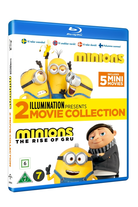 MINIONS 1&2 i gruppen HEMELEKTRONIK / Ljud & Bild / TV & Tillbehör / Filmer / Blu-ray hos TP E-commerce Nordic AB (D03314)