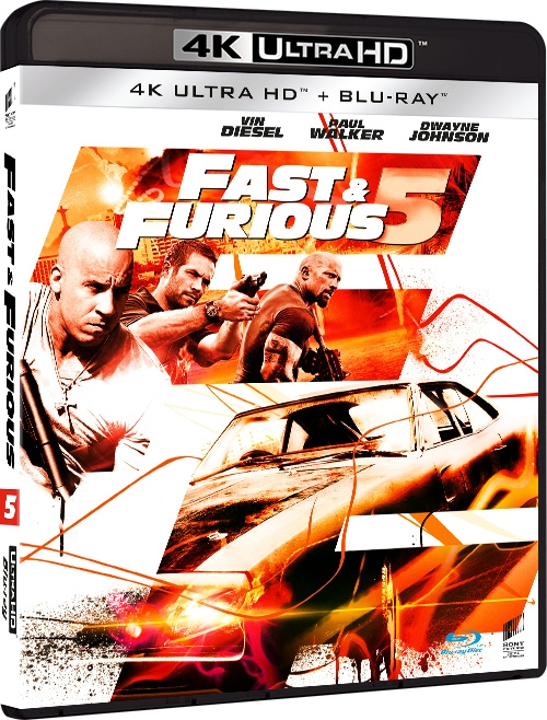 Fast & Furious 5 - 4k Uhd+ Blu ray i gruppen HEMELEKTRONIK / Ljud & Bild / TV & Tillbehör / Filmer / Blu-ray hos TP E-commerce Nordic AB (D03491)