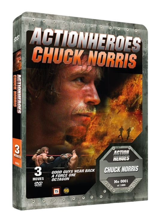 CHUCK NORRIS - ACTION HEROES i gruppen HEMELEKTRONIK / Ljud & Bild / TV & Tillbehör / Filmer / DVD hos TP E-commerce Nordic AB (D03500)