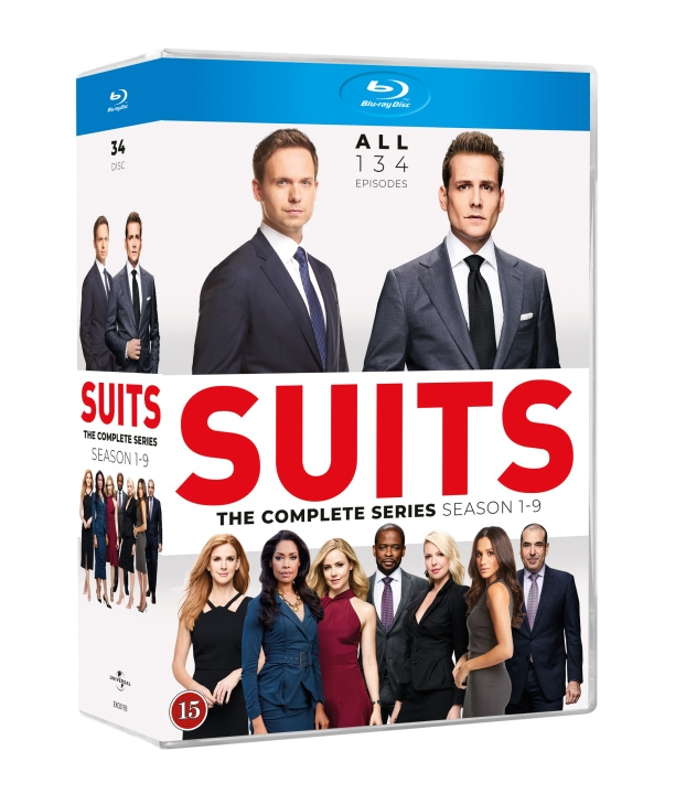 Suits complete collection S1 - S9 i gruppen HEMELEKTRONIK / Ljud & Bild / TV & Tillbehör / Filmer / Blu-ray hos TP E-commerce Nordic AB (D03509)