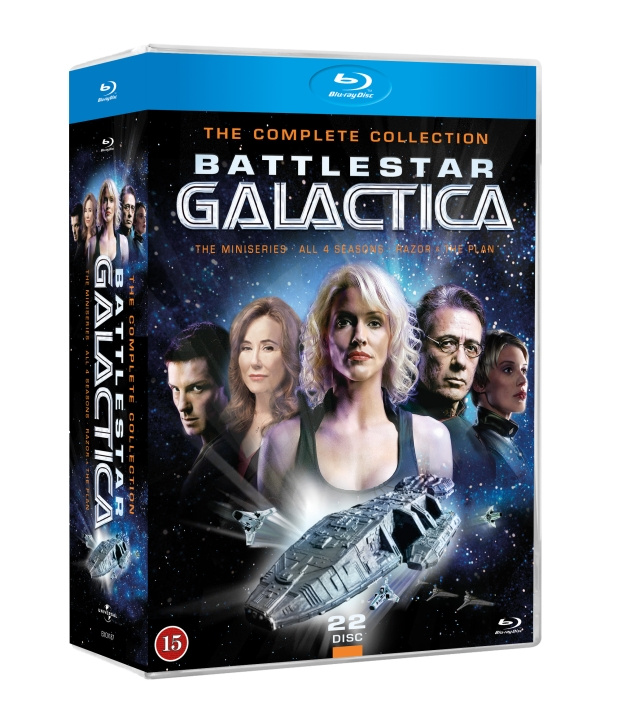 Battlestar Galactica Complete Collection BD i gruppen HEMELEKTRONIK / Ljud & Bild / TV & Tillbehör / Filmer / Blu-ray hos TP E-commerce Nordic AB (D03512)