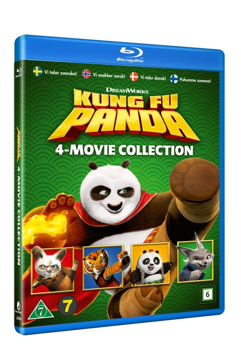 KUNG FU PANDA BOX 1-4 i gruppen HEMELEKTRONIK / Ljud & Bild / TV & Tillbehör / Filmer / Blu-ray hos TP E-commerce Nordic AB (D03519)