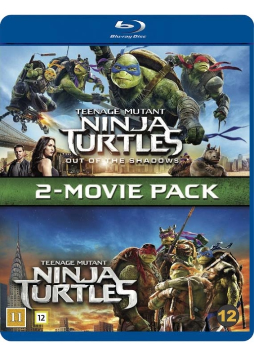 Teenage Mutant Ninja Turtles 1 & 2 (Blu-Ray) i gruppen HEMELEKTRONIK / Ljud & Bild / TV & Tillbehör / Filmer / Blu-ray hos TP E-commerce Nordic AB (D03546)