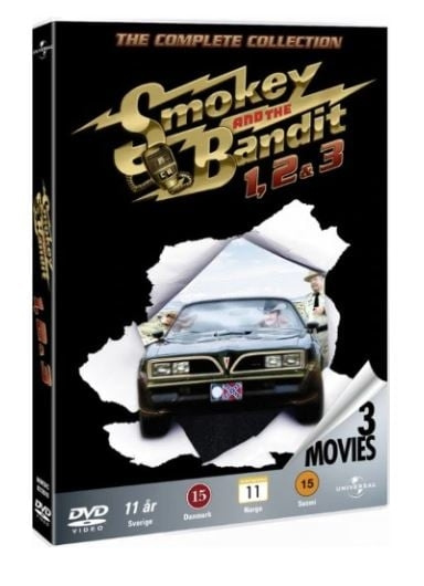 Smokey And The Bandit - complete 1 -3 - DVD i gruppen HEMELEKTRONIK / Ljud & Bild / TV & Tillbehör / Filmer / DVD hos TP E-commerce Nordic AB (D03548)