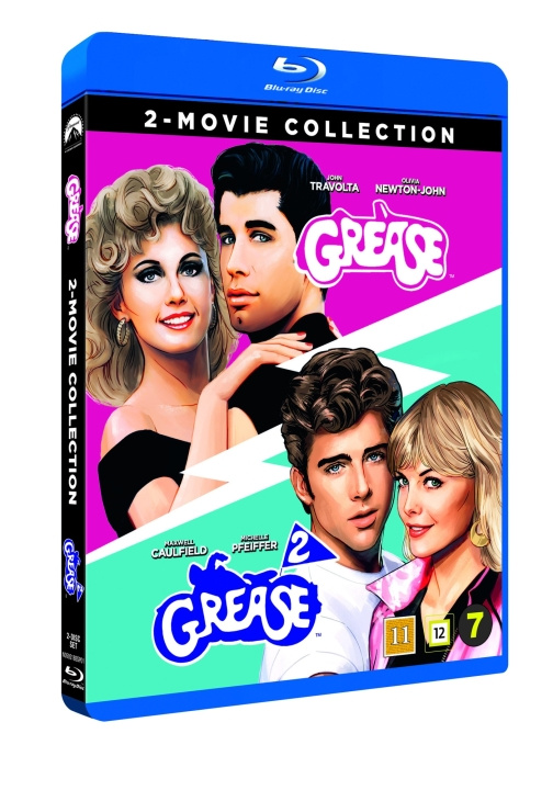 Grease 1 & 2 (Remastered)(Blu-Ray) i gruppen HEMELEKTRONIK / Ljud & Bild / TV & Tillbehör / Filmer / Blu-ray hos TP E-commerce Nordic AB (D03549)