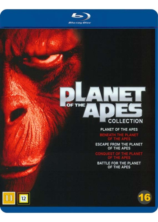 Planet of the Apes Collection (5-disc) (Blu-Ray) i gruppen HEMELEKTRONIK / Ljud & Bild / TV & Tillbehör / Filmer / Blu-ray hos TP E-commerce Nordic AB (D03558)