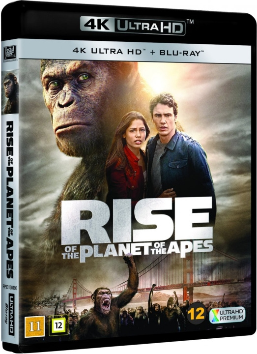 Rise Of The Planet Of The Apes (4K Blu-Ray) i gruppen HEMELEKTRONIK / Ljud & Bild / TV & Tillbehör / Filmer / Blu-ray hos TP E-commerce Nordic AB (D03603)