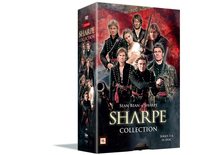 Sharpes Collection - 16 DVD BOX SET i gruppen HEMELEKTRONIK / Ljud & Bild / TV & Tillbehör / Filmer / DVD hos TP E-commerce Nordic AB (D03739)