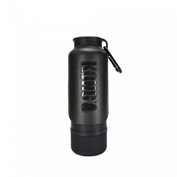 Kong H2O 700 ml isolerad flaska svart - (Kong9825) i gruppen HEM, HUSHÅLL & TRÄDGÅRD / Djurtillbehör / Hund hos TP E-commerce Nordic AB (D03812)