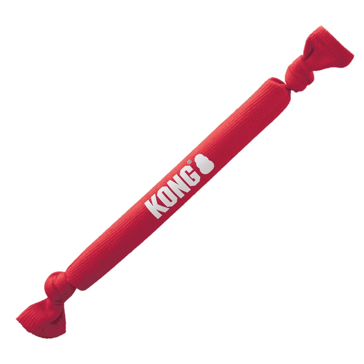 Kong Signature Crunch Rope Single - Red i gruppen HEM, HUSHÅLL & TRÄDGÅRD / Djurtillbehör / Hund hos TP E-commerce Nordic AB (D03837)