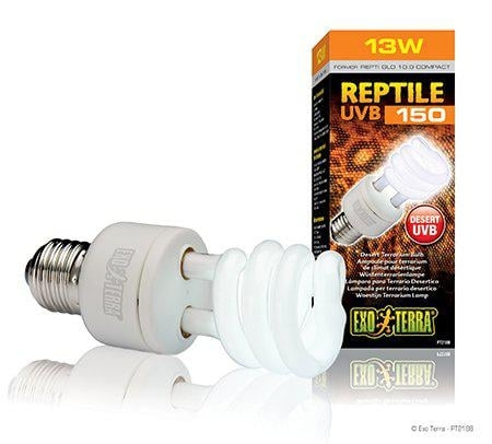 Exoterra Reptile Uvb 150 Fluorescerande lampa 13W E27 - (220.1880) i gruppen HEM, HUSHÅLL & TRÄDGÅRD / Djurtillbehör / Tillbehör till terrarium hos TP E-commerce Nordic AB (D03851)