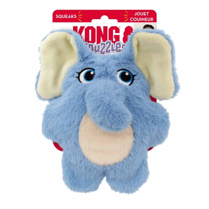 Kong Snuzzles Kiddos Elefant S 19,5X14X6cm - (634.7334) i gruppen HEM, HUSHÅLL & TRÄDGÅRD / Djurtillbehör / Hund hos TP E-commerce Nordic AB (D03854)