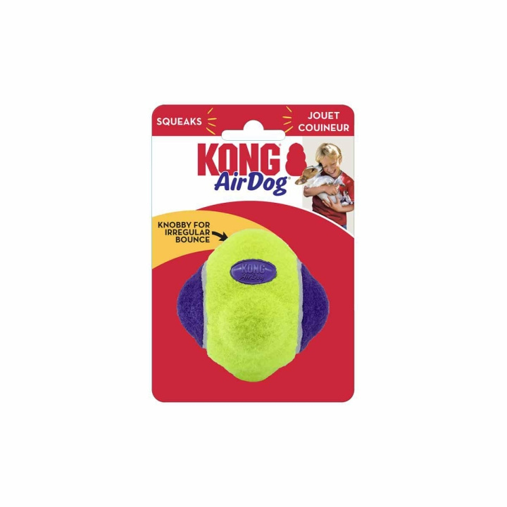 Kong Airdog Squeaker Knobby Ball Xs/S (634.6226) i gruppen HEM, HUSHÅLL & TRÄDGÅRD / Djurtillbehör / Hund hos TP E-commerce Nordic AB (D03866)