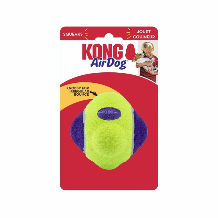 Kong Airdog Squeaker Knobby Ball M/L (634.6228) i gruppen HEM, HUSHÅLL & TRÄDGÅRD / Djurtillbehör / Hund hos TP E-commerce Nordic AB (D03867)