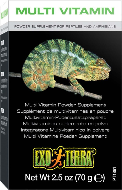 Exoterra Multivitamin 70Gr - (236.0950) i gruppen HEM, HUSHÅLL & TRÄDGÅRD / Djurtillbehör / Tillbehör till terrarium hos TP E-commerce Nordic AB (D03924)