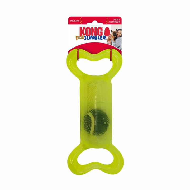 Kong Jumbler Tug Mix S/M 25,5X11,5X6,5Cm i gruppen HEM, HUSHÅLL & TRÄDGÅRD / Djurtillbehör / Hund hos TP E-commerce Nordic AB (D03936)