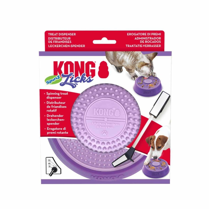 Kong Licks Spinz S 15x15x4cm i gruppen HEM, HUSHÅLL & TRÄDGÅRD / Djurtillbehör / Hund hos TP E-commerce Nordic AB (D03940)