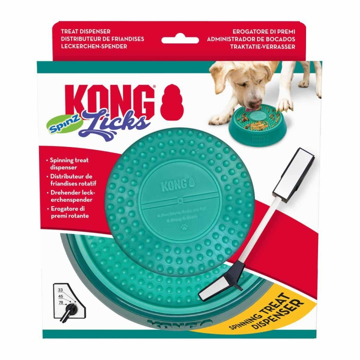 Kong Licks Spinz L 20x20x4,5cm i gruppen HEM, HUSHÅLL & TRÄDGÅRD / Djurtillbehör / Hund hos TP E-commerce Nordic AB (D03941)