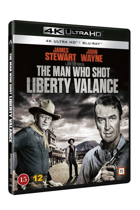 The Man Who Shot Liberty Valance i gruppen HEMELEKTRONIK / Ljud & Bild / TV & Tillbehör / Filmer / Blu-ray hos TP E-commerce Nordic AB (D04083)