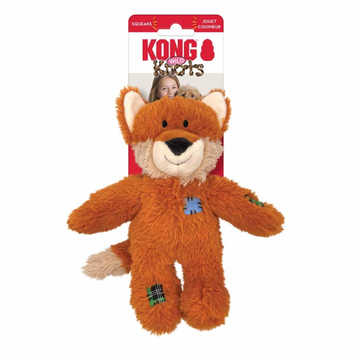 Kong Wild Knots Fox gnisslande leksak S/M (634.7374) i gruppen HEM, HUSHÅLL & TRÄDGÅRD / Djurtillbehör / Hund hos TP E-commerce Nordic AB (D04087)