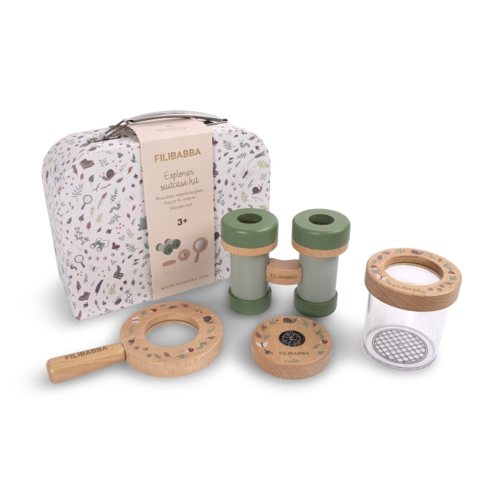 Filibabba Resväska för upptäcktsresande - Little Wonders - (FI-03371) i gruppen LEKSAKER, BARN- & BABYPRODUKTER / Babyleksaker / Aktivitetsleksaker hos TP E-commerce Nordic AB (D04135)