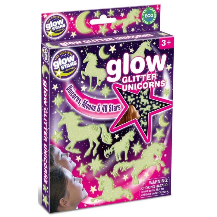 BrainStorm Glow Glitter Enhörningar (306-8631) i gruppen LEKSAKER, BARN- & BABYPRODUKTER / Barnrum / Övrig inredning hos TP E-commerce Nordic AB (D04189)